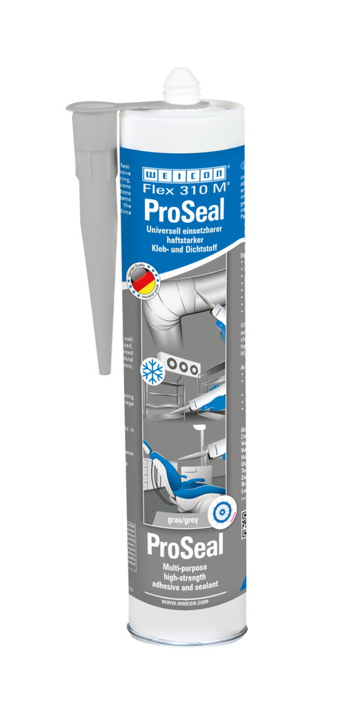 WEICON Flex 310 M® ProSeal | Trvalo elastický tesniaci materiál na báze polymérov MS pre systémy čistého vzduchu